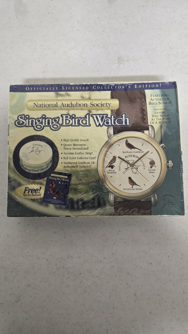 National Audubon Society Collector's Edition Singing Bird Watch